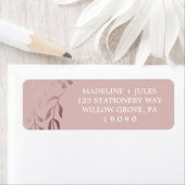 Elegante Rose Gold und Rosa | Blendrahm (Insitu)