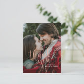 Elegante Rose Gold Vielen Dank Postkarte (Stehend Vorderseite)