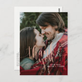 Elegante Rose Gold Vielen Dank Postkarte (Vorne/Hinten)