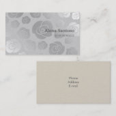 Elegante Rose Gold Visitenkarte (Vorne/Hinten)