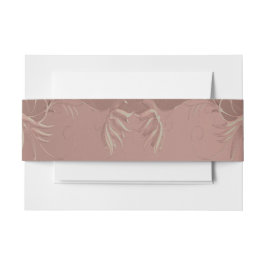 Elegante Rose Gold Wedding Einladungsbanderole