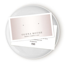 Elegante Rose Gold White Border Earring Display