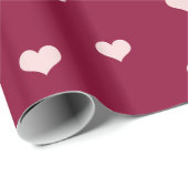 Elegante Rose Goldmedaille Geschenkpapier (Rolleneckpunkt)