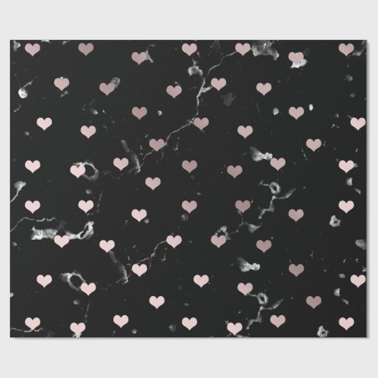 Elegante Rose Goldmedaille Geschenkpapier (Flach)