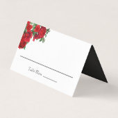 Elegante Rose Hochzeit maßgeschneiderte geklappte  (Vorderseite)