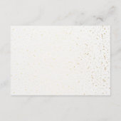 Elegante Rose Hochzeitskarte Begleitkarte (Rückseite)