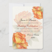 Elegante Rose Hochzeitswasser Pastel Petals
