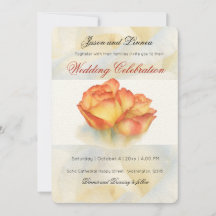 Elegante Rose Hochzeitswasser Pastel Petals