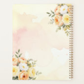 Elegante Rose im Wasser Hochzeiten Planer (Rückseite)