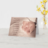 Elegante Rose Karte (Gelbe Blume)