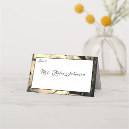 Elegante Rose Katholische Hochzeit Platzkarte