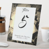 Elegante Rose Katholische Hochzeitsstimmung Tischn Sockelschild (In Situ)