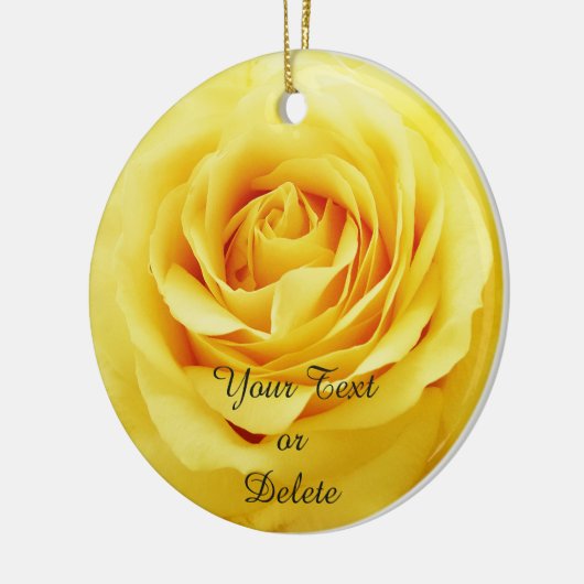 Elegante Rose Keramik Ornament (Links)