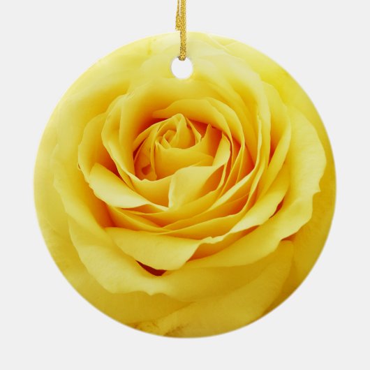 Elegante Rose Keramik Ornament (Hinten)