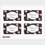 Elegante Rose Kitchen Stickers (Blatt)