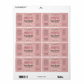 Elegante Rose Korallenrosa Face Fair Oil Serum Lab (Vorne)