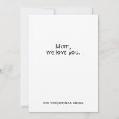 Elegante Rose Kunst, Dichtung und Musik (Rückseite)