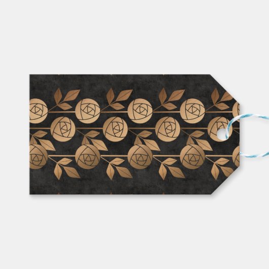 Elegante Rose Locarno Geschenkanhänger (Vorderseite (Horizontal))