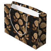 Elegante Rose Locarno Große Geschenktüte (Rückseite Schrägansicht)
