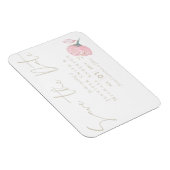 Elegante Rose Magnet (Rechte Seite)