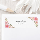 Elegante Rose Minimalistisch Farbenfrohe Rücksende (Insitu)