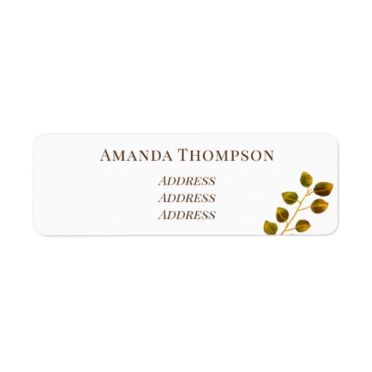 Elegante Rose Monogram White (Vorne)