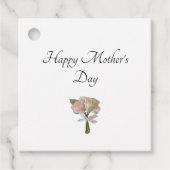 Elegante Rose Muttertag Party Brunch Geschenkanhänger (Vorderseite)