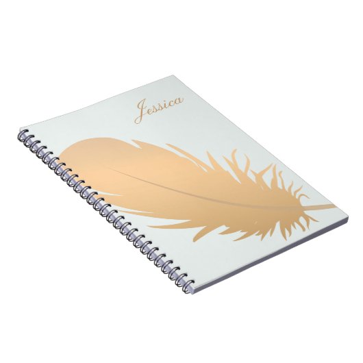 Elegante Rose Notizblock (Rechte Seite)