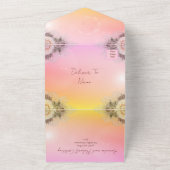 Elegante Rose-Overlay-Einladung All In One Einladung (Außenbereich)