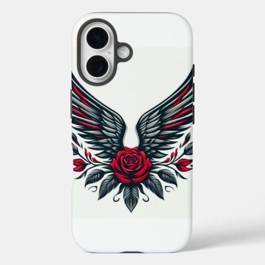 Elegante Rose Print Mobile Cover - Style & Protect (Rückseite)