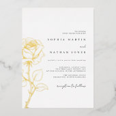 Elegante Rose Rodelbahn mit Aussicht Folieneinladung (Vorderseite)