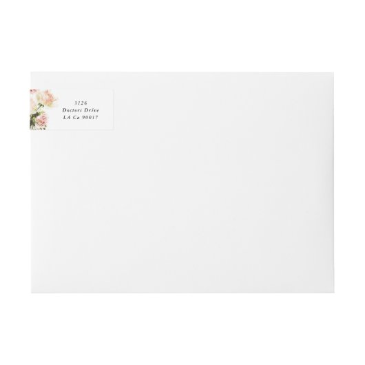 Elegante Rose Romance Wedding (Vorderseite)