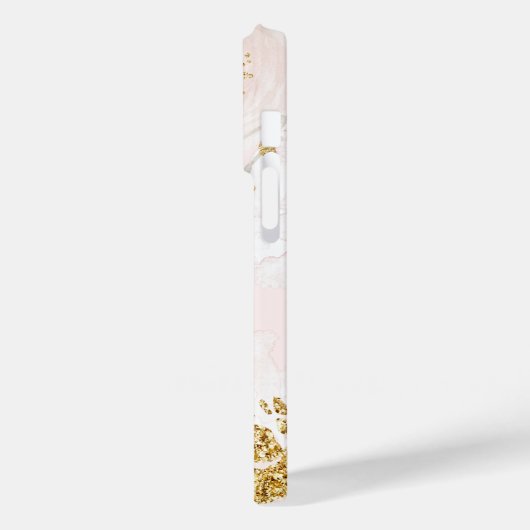 Elegante Rose Rote Blüte Pastell Wasserfarben Case-Mate iPhone Hülle (Rückseite / Links)