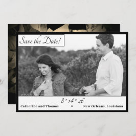 Elegante Rose Save the Date