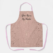 Elegante Rose Schürze (Vorderseite)