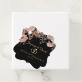 Elegante Rose Schwarzes Wasser Geschenkanhänger (Beispiel)