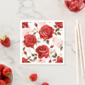 Elegante Rose Serviette (Beispiel)