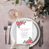 Elegante Rose Sweetheart Valentine Baby Dusche Einladung