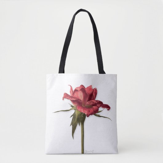 Elegante Rose Tasche (Vorderseite)