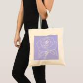 Elegante Rose Tragetasche (Vorderseite (Produkt))