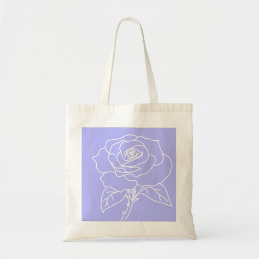 Elegante Rose Tragetasche (Vorne)