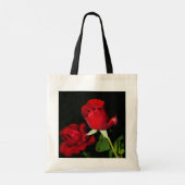 Elegante Rose Tragetasche (Rückseite)