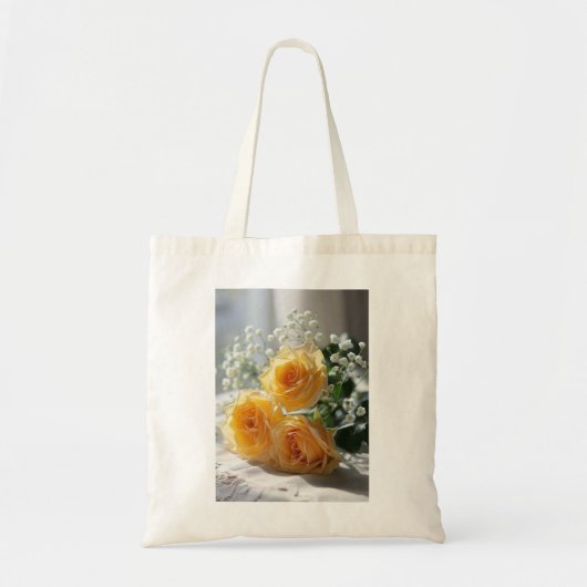 Elegante Rose Tragetasche (Vorne)