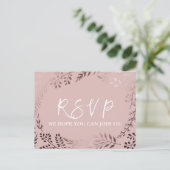 Elegante Rose UAWG Postkarte (Stehend Vorderseite)