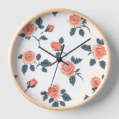 Elegante Rose Uhr (Vorderseite)