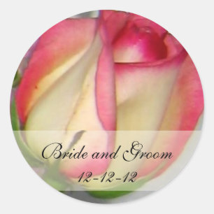 ELEGANTE ROSE UMSCHLAG AUFKLEBER STICKER