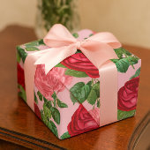 Elegante Rose Vintag Geschenkpapier