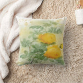 Elegante Rose Wasserfarbkissen Kissen (Decke)