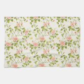 Elegante Rose Wein Geblüht Küchentuch (Horizontal)