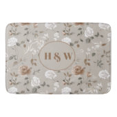 Elegante Rose & Weindesign Bath Mat Badematte (Vorderseite)